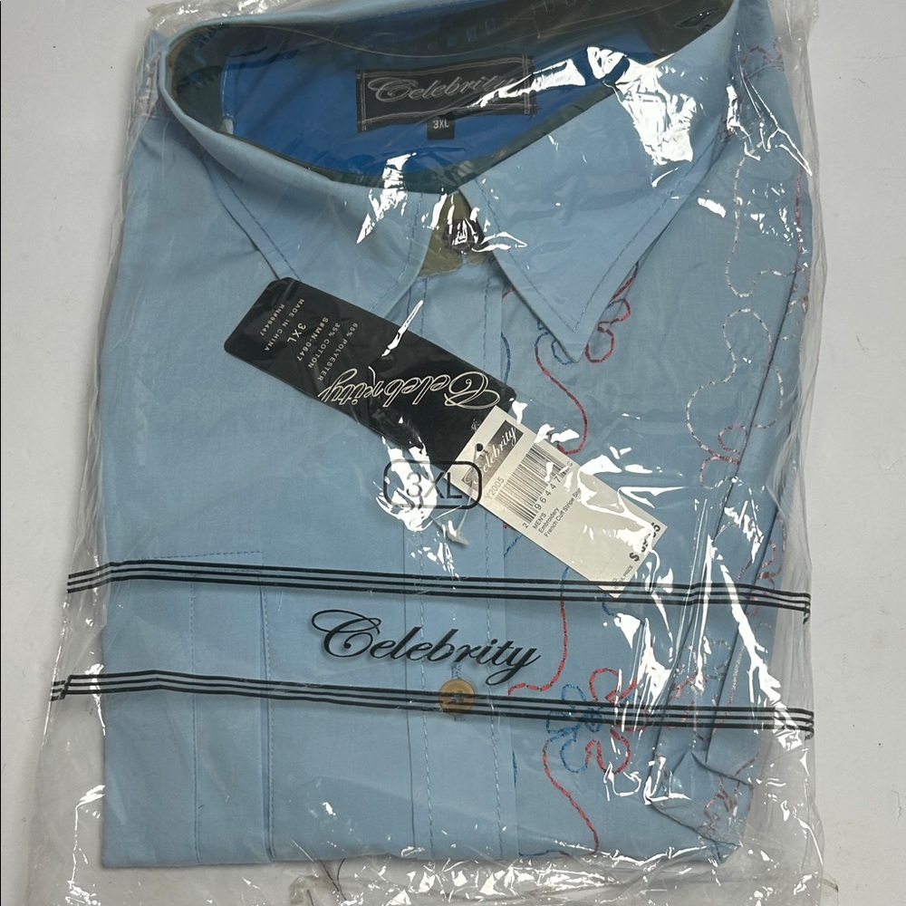 Light Blue Casual Button Down Shirt